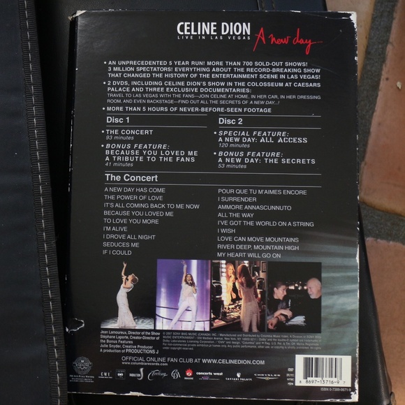 Celine Dion A New Day Live in Las Vegas dvd - Picture 2 of 7
